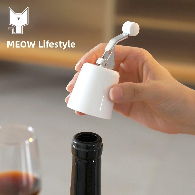 Wine Beer Food - Voedselveilige siliconen wijnflesstopper voor rode wijn,