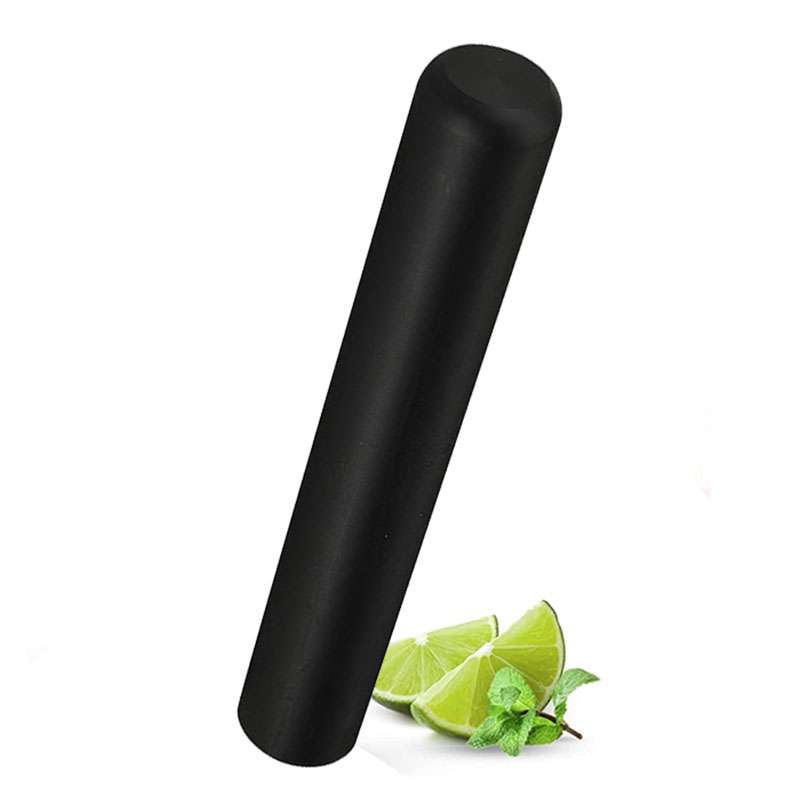 Muddler Cocktail Bar - Black Muddler Professionele Cocktail Muddler -