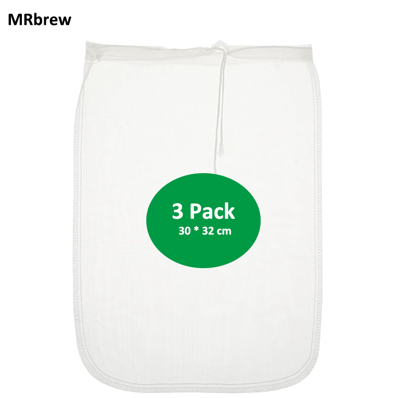 Wine Beer Food - 3 Stuks Brouwen Zak 100 Mesh