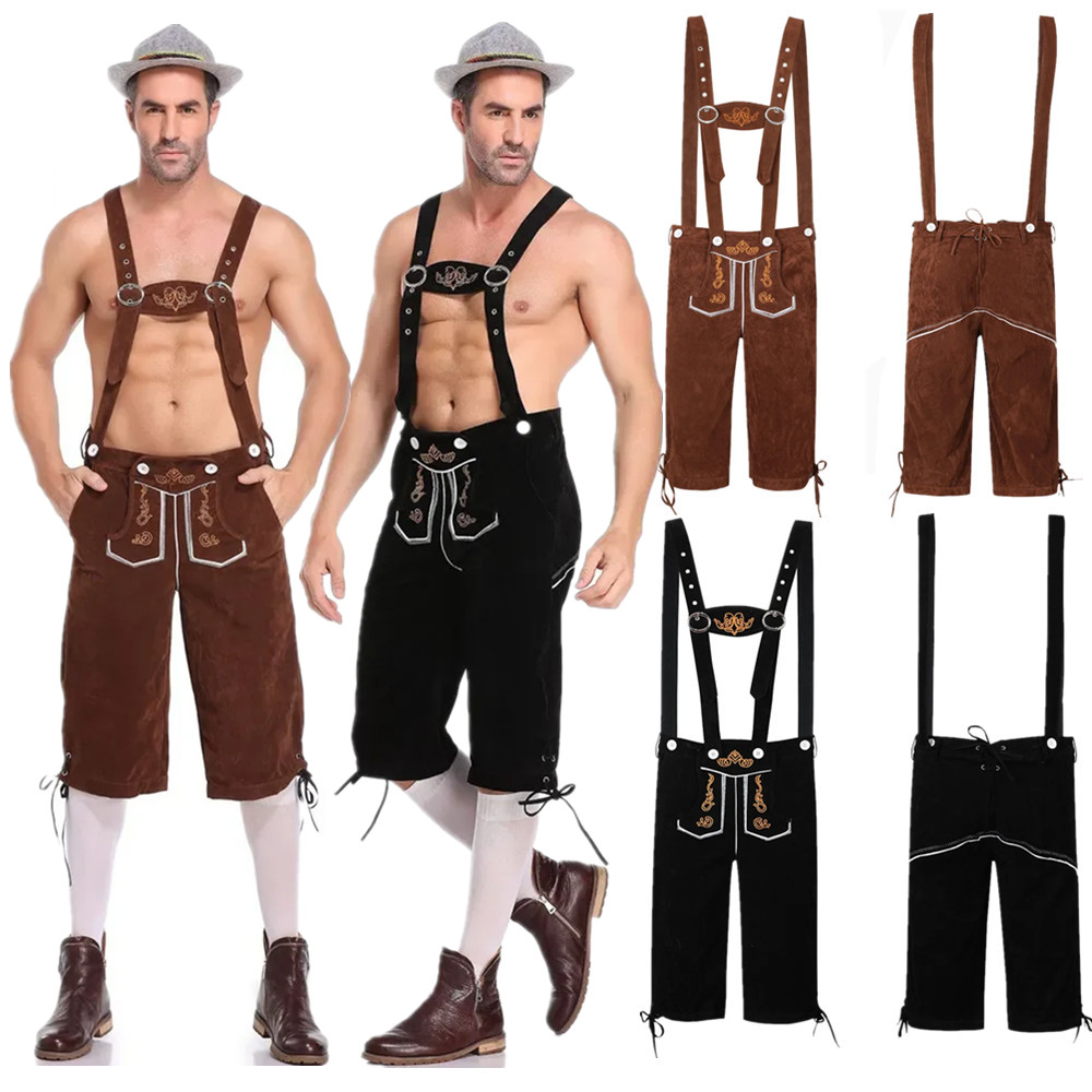 Beer & Wine Grab - M-XXL Mannen Duitse Oktoberfest Lederhosen Kostuum