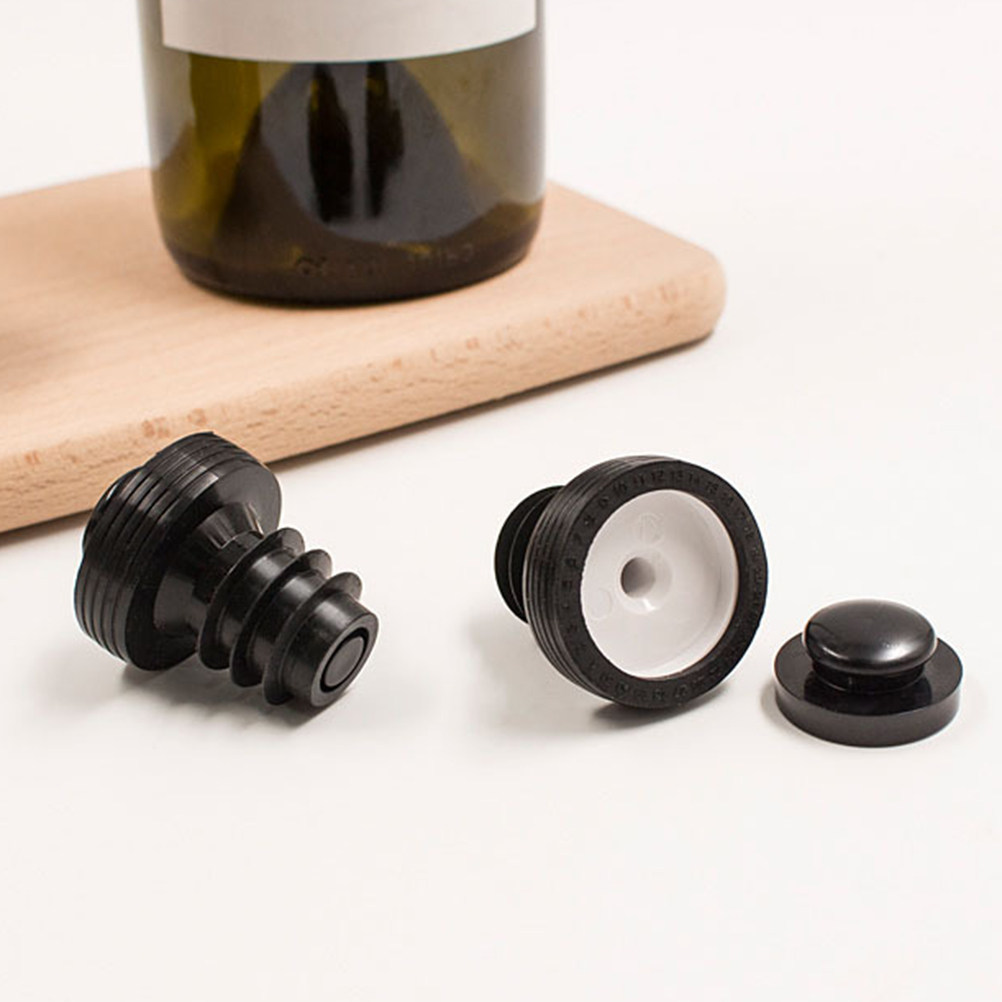 Wine Beer Food - Premium siliconen wijnflesstopper van voedingskwaliteit, vacuümsealer