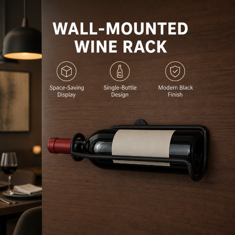Wandmontage metalen wijnrek in - Wine Beer Rack recensie en prijs