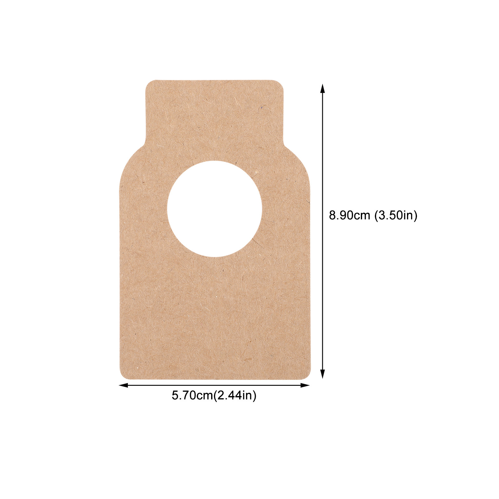 100 stuks Kraft hanglabels voo - Wine Beer Rack recensie en prijs