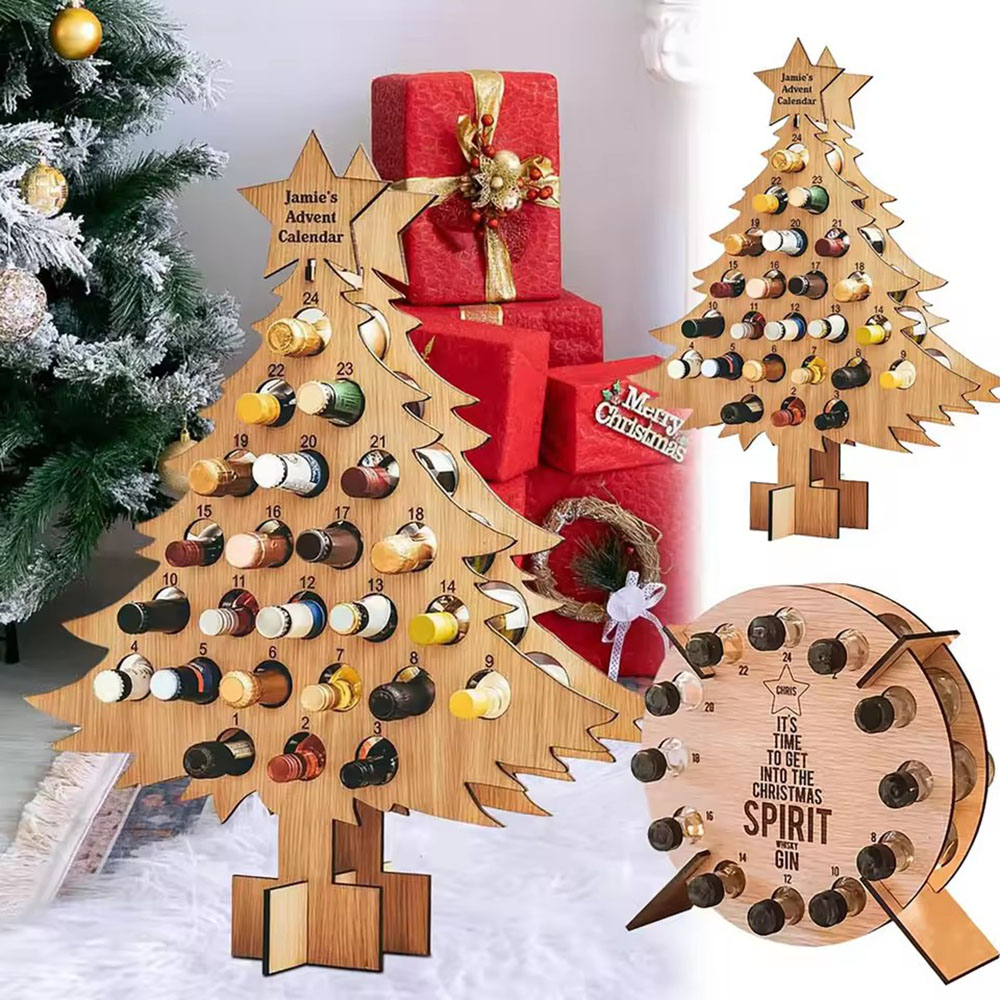 Kerstboom Houten Wijnrek Ambac - Wine Beer Rack recensie en prijs