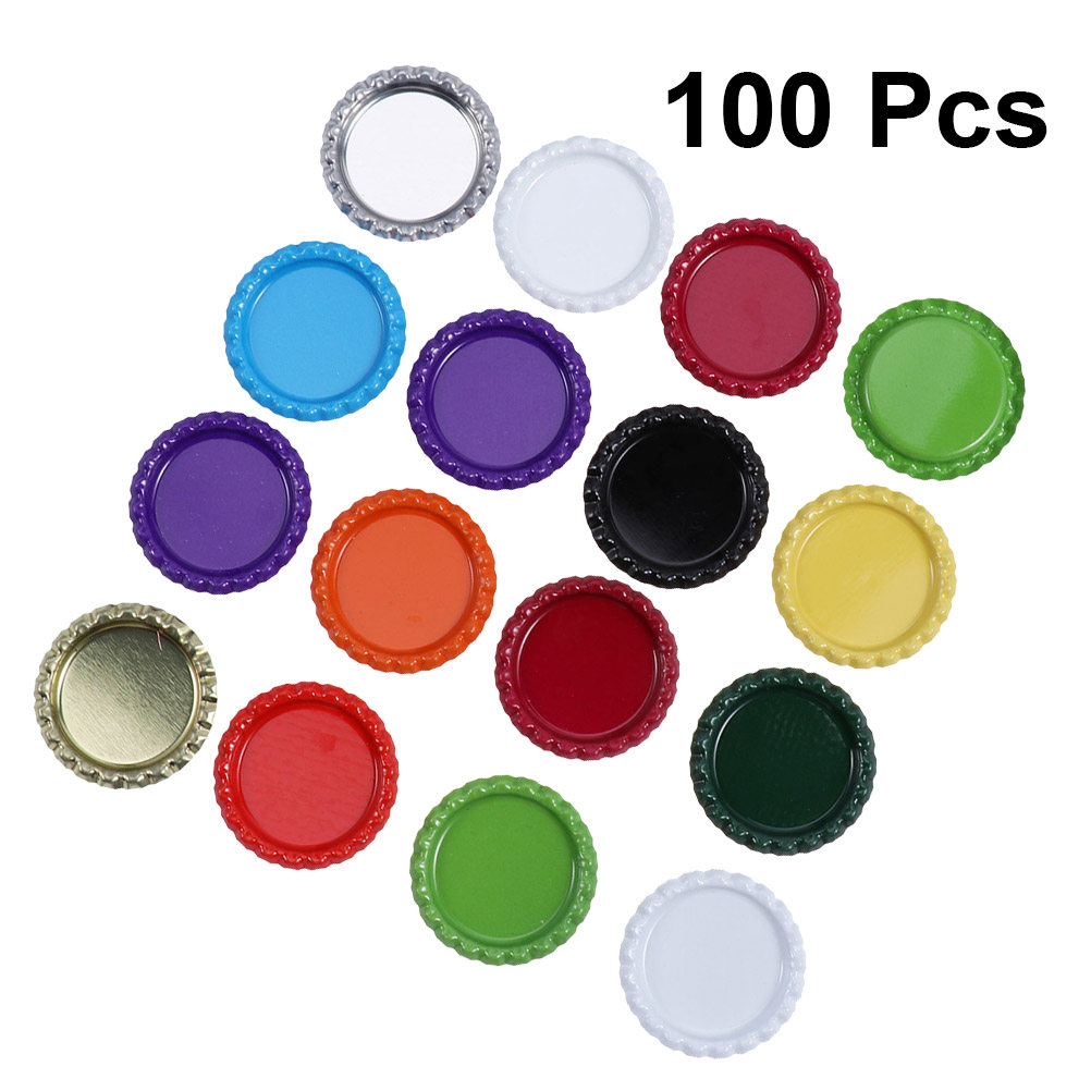 100 stuks bierdopjes, kleurrij - Craft Beer & Wine U- recensie en prijs