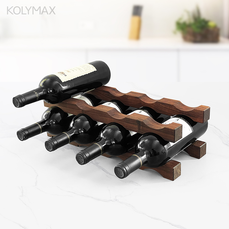 Massief houten wijnrek, meerde - Wine Beer Rack recensie en prijs