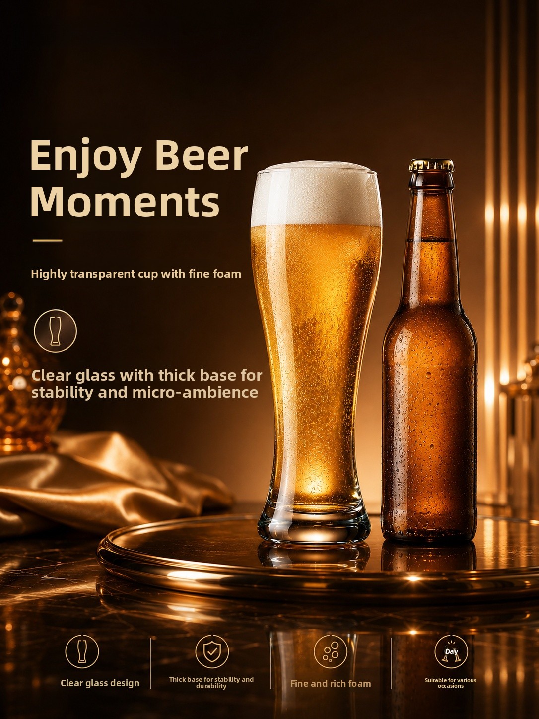 Groot formaat bierglas Crystal - Craft Beer & Wine U- recensie en prijs