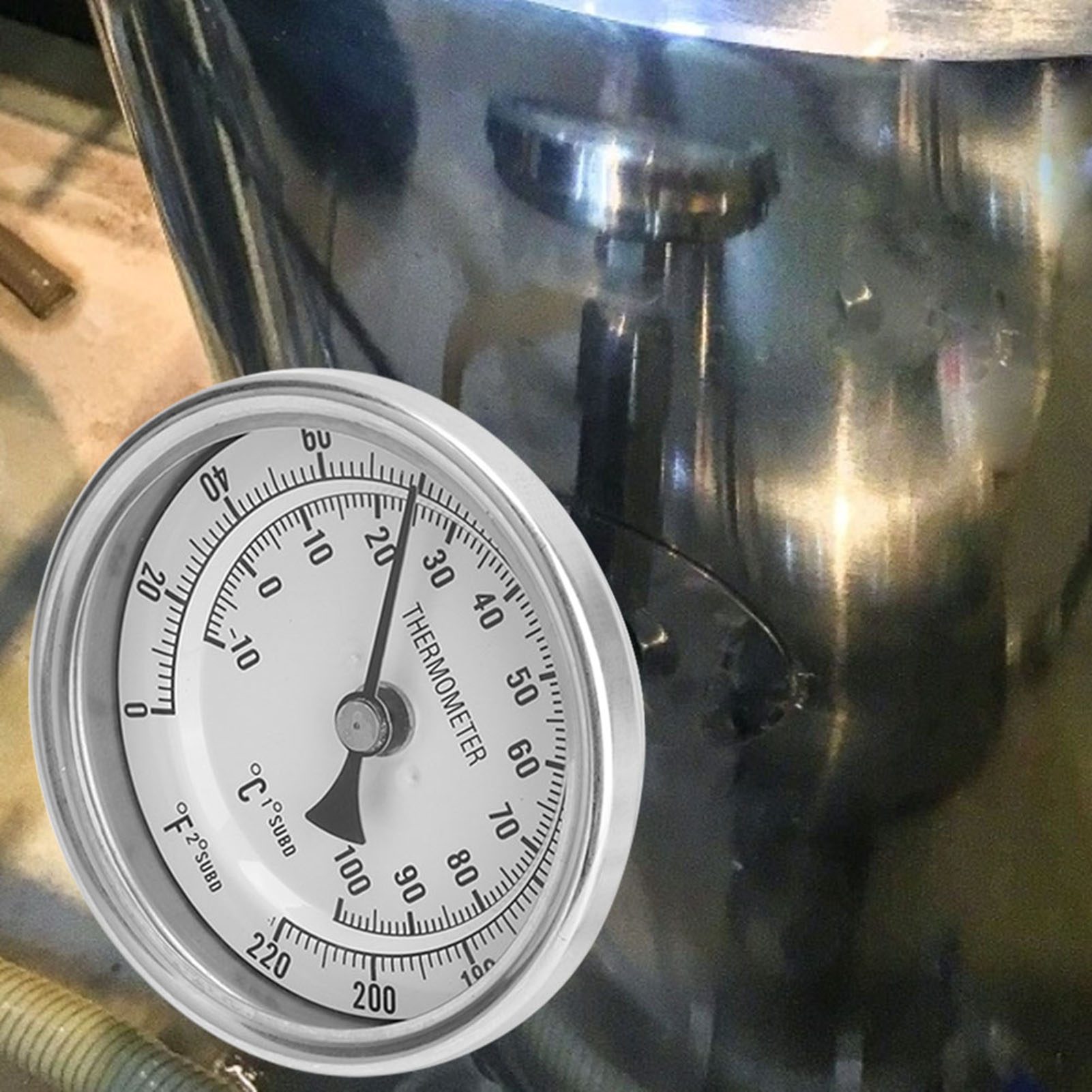 Loodvrije bimetaal thermometer - Beer Wine Kit recensie en prijs