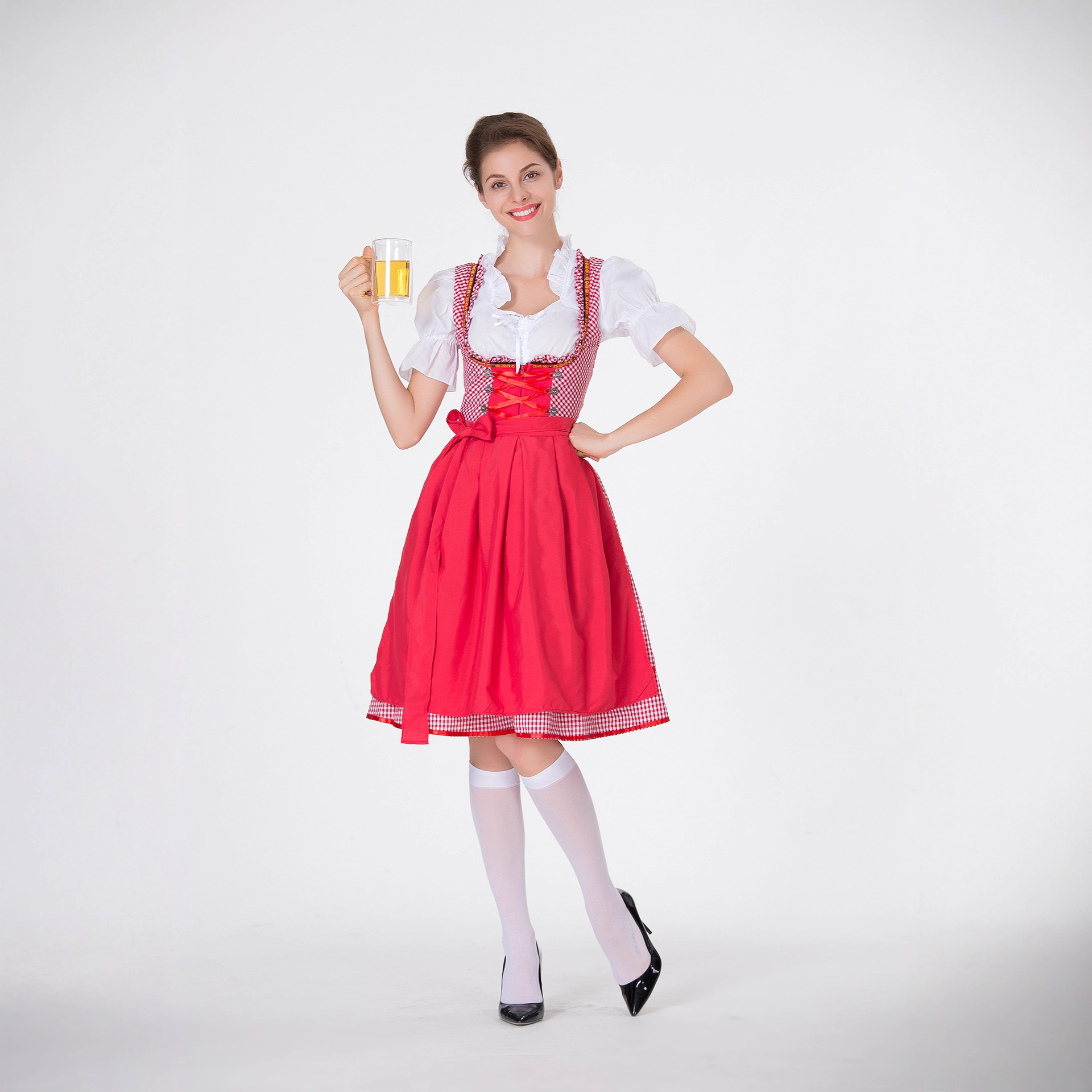 Dames Duitse Dirndl Jurk Gerui - Beer & Wine Grab recensie en prijs