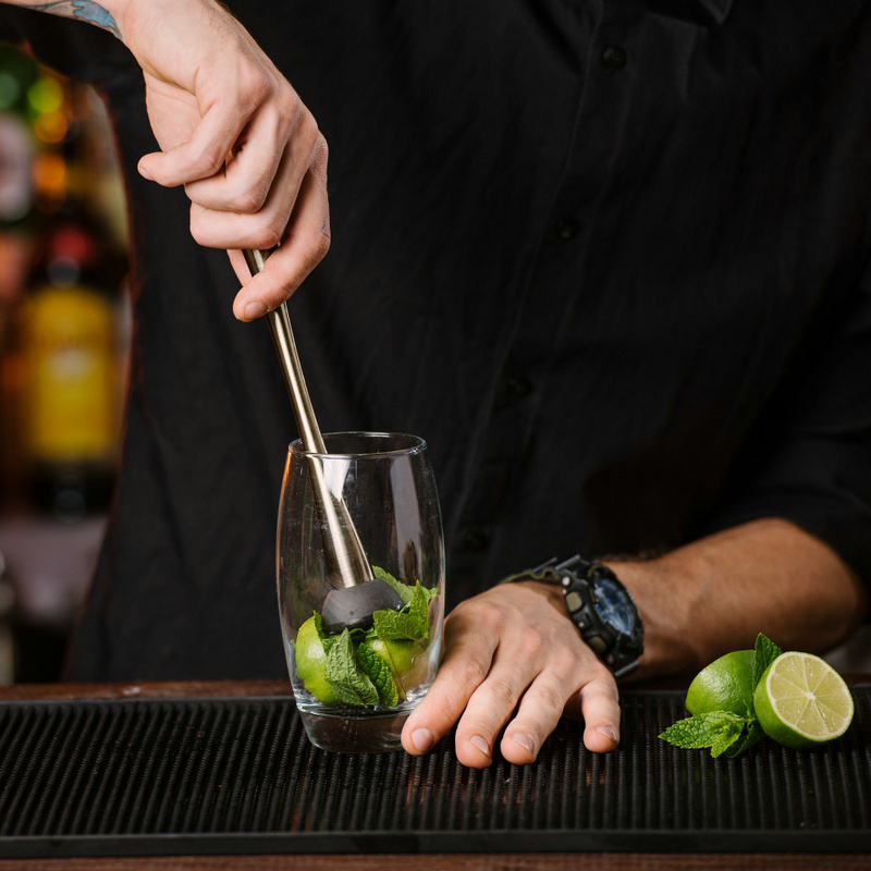 RVS Cocktail Muddler Purees Fr - Muddler Cocktail Bar recensie en prijs