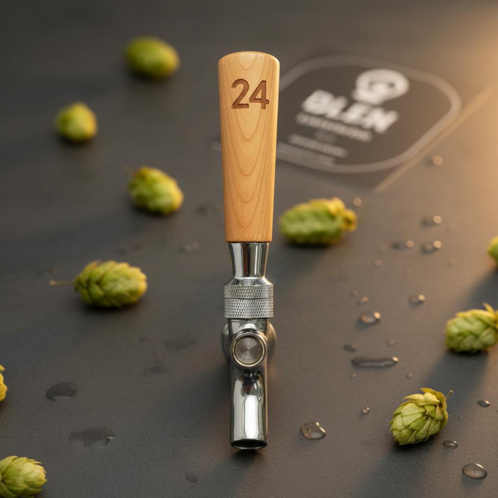 Korte houten biertapgreep van  - Wine Beer And recensie en prijs