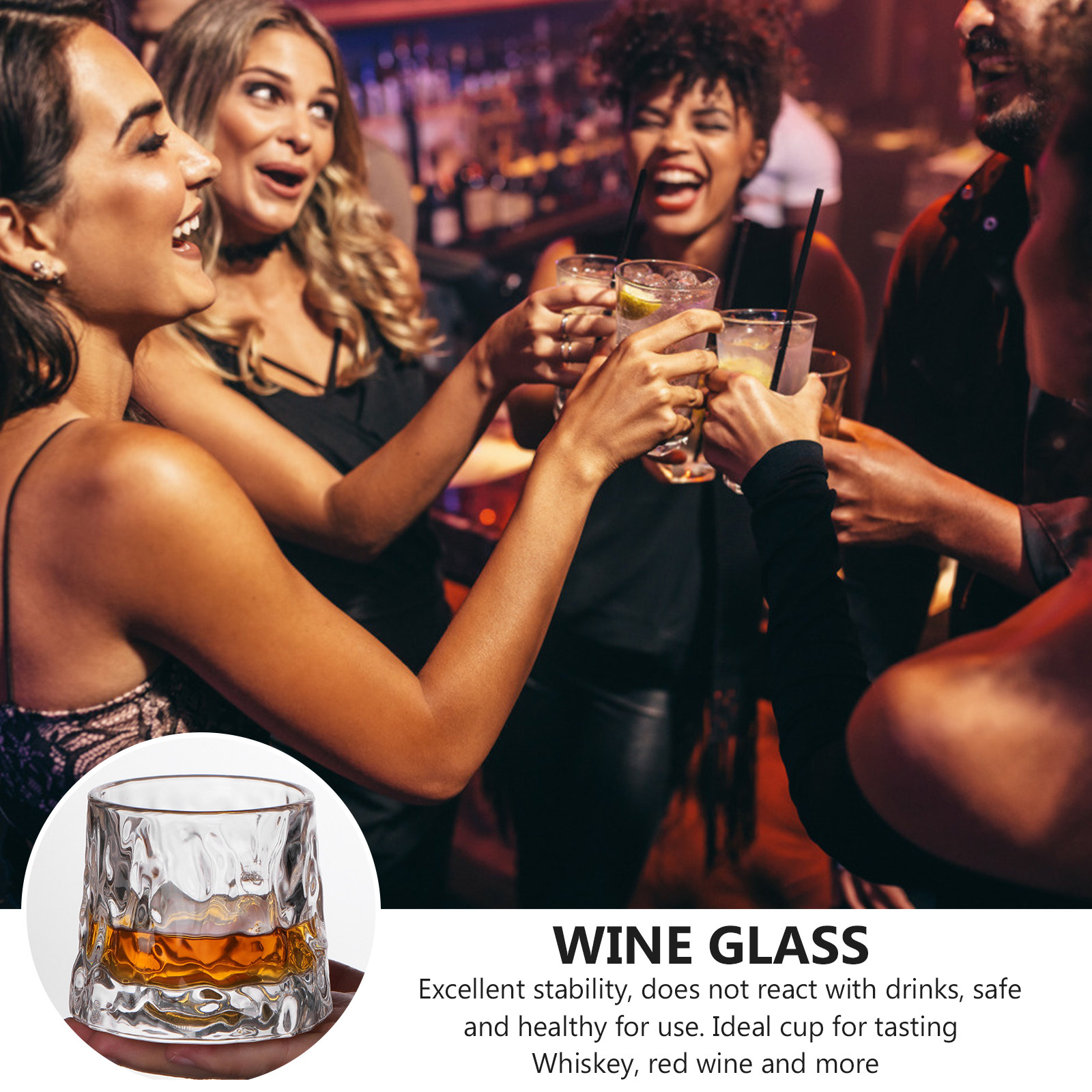 1 Stuks Gehamerde Wijnbeker Pr - Wine In Beer Glass recensie en prijs