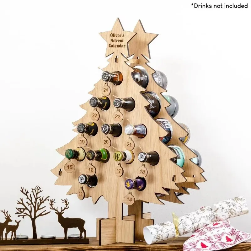 Kerstboom Houten Wijnrek Ambac - Craft Beer & Wine U- recensie en prijs